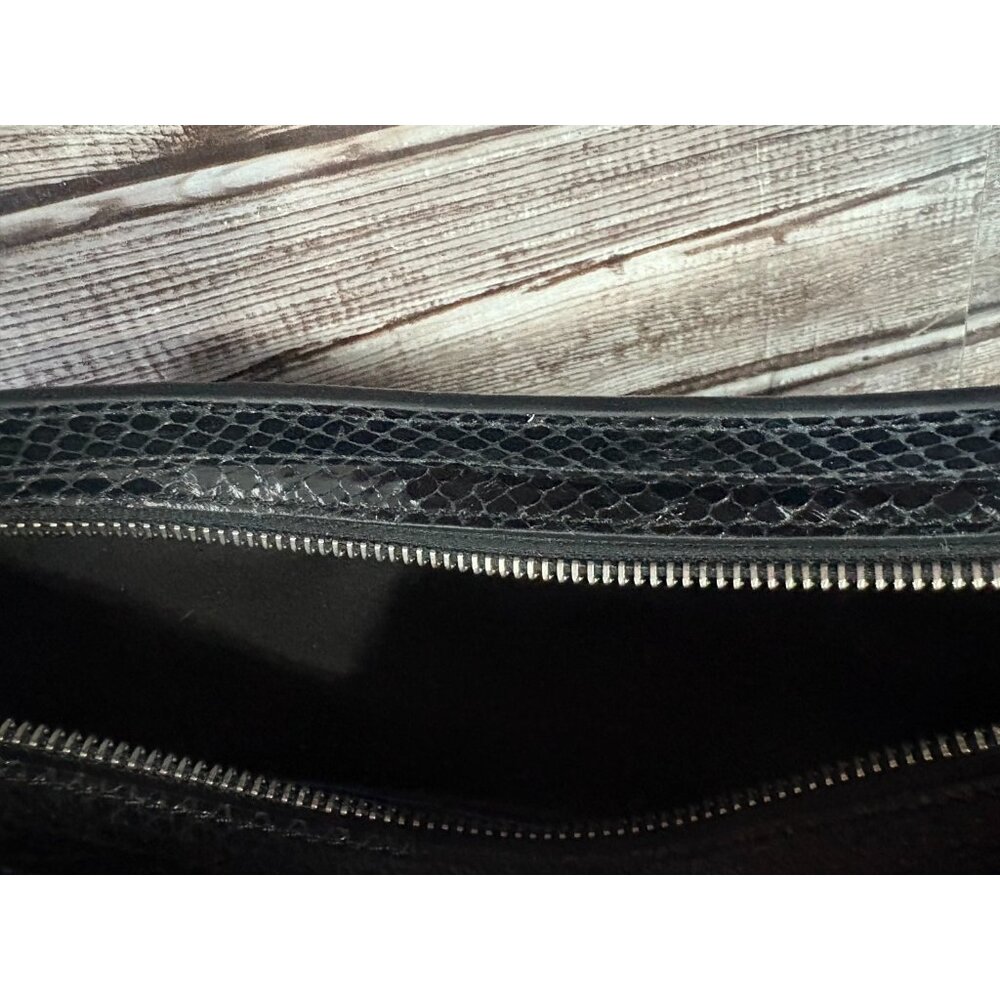 MUGLER Leather Spiral Curve 01 Crossbody Bag snake motif mspr $2085 - Picture 6 of 9